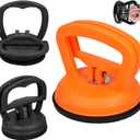 Car Dent Puller, 3 Pack Dent Remover Tool Suction Cup Dent Puller Kit for Car Dent Repair, Glass, Tiles, Mirrors, Orange and Black