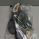 Zizor Women's Adjustable House Shoes Slippers Indoor Outdoor with Memory Foam, Warm Winter Fuzzy Lined Home Slippers (10, Dark Grey)