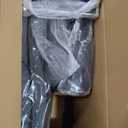 Efomao Big and Tall Office Chair with Footrest - Breathable Mesh Executive Chair, Heavy Duty Computer Desk Chair for Home Office, Ergonomic Lumbar Support & Reclining Mesh Gaming Chair, Bluegrey