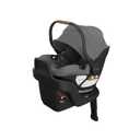 UPPAbaby Aria V2 Lightweight Infant Car Seat - Just Under 6 lbs - Base with Load Leg + Infant Insert + All-Weather FootCover Included - Direct Stroller Attachment - Greyson (Charcoal Mlange)