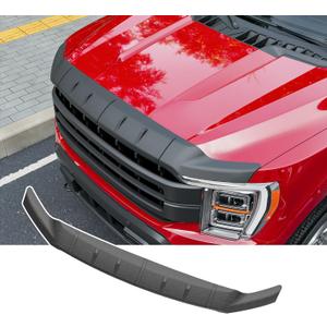 powoq Hood Protector Compatible with 2021-2025 Ford F150 Deflector Upgraded TPE Shield Hood Deflector Replacement for 2021-2025 Ford F-150 Accessories