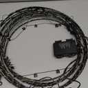 Flacchi Set of 2 Outdoor Hanging Ball Lights - 2 Sizes of Christmas Battery Operated Garden Lanterns Waterproof Globe Fairy Lights with 8 Lighting Modes Timer Memory Function (Warm White)