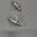 EVIL ENERGY 3/8" Fuel Check Valve One Way Inline Non Return Diesel Gasoline Silver(10mm OD,2PCS)