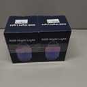 2 x Night Light, Table Bedside Lamp for Kids, Dimmable Touch Lamp with 8 Brightness Levels and RGB Modes, Timer & Memory Function, Portable LED Night Light for Bedroom, Baby Nursery, Living Room, Outdoor