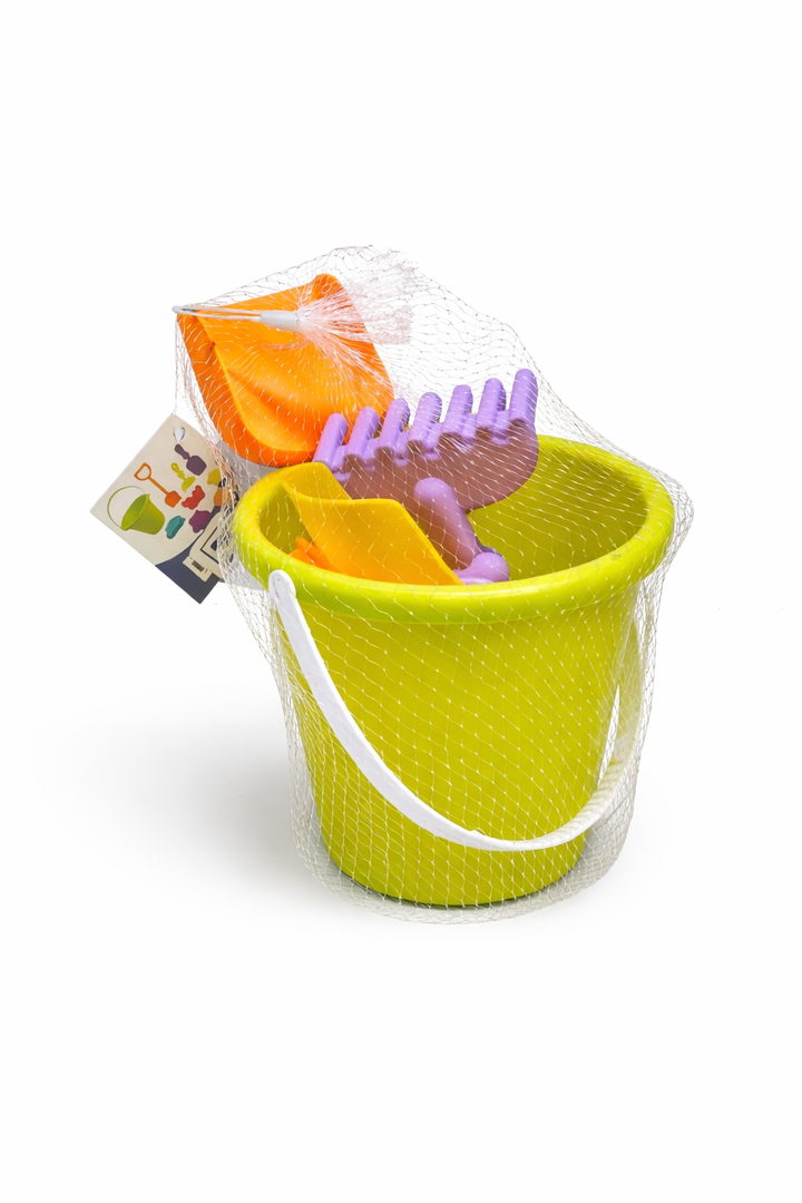 Children's Yellow Beach Bucket