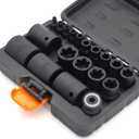 External Torx Plus 19pc Socket Set, 6 Point EP Socket with 1/2'' 3/8'' 1/4'' Drive EP4 EP5 EP6 EP7 EP8 EP10 EP11 EP12 EP14 EP16 EP18 EP20 EP22 EP24 EP26 EP28 EP30 EP32