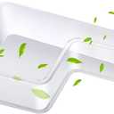 DA97-12651A Refrigerator Door Shelf Bin (Upper Left) Compatible with Samsung RF263TEAE, RF263BEAE, RF265BEAESG, RF265BEAESR, Replaces Part number : 3377722 AP5623093 PS4176654 EAP4176654