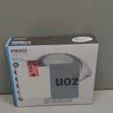 Homedics SoundSleep White Noise Sound Machine, Silver, Small Travel Sound Machine with 6 Relaxing Nature Sounds, Portable Sound Therapy for Home, Office, Nursery, Auto-Off Timer, by Homedics