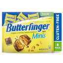 Butterfinger, 8 Count, Chocolatey, Peanut-Buttery, Minis Individually Wrapped Candy Bars, Resealable Share Size, 9.8 oz BBD 09/10/26