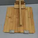 Wooden Tortilla Press, 10 in Mexican Tortilla Presser with Scraper & Papers, Natural Healthy Maker, Quick Shaping, Engraved with 4.5/6.5/8/10 in Scales, Easy to Use