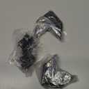 20 Pcs L Corner Brackets 2x2 Inch Black Heavy Duty L Bracket for Joint Right Angle Shelf Support Corner Braces for Shelves, Wood Furniture, Cabinet with Screws (20 Pack)