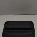 Premium Leather Car Seat Gap Filler Organizer (0.2-1.2" Gaps), Clever Gifts for Car SUV Truck Owners (Black, 1 Pack)