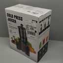 Juicer Machines with 5.8" Large Feed Chute, Cold Press Juicer for Whole Vegetables and Fruits 400W, Slow Masticating juicer Easy to Clean Juice Extractor Machine High Juice Yield (Titanium Gray)