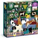 Galison Lounge Dogs  500 Piece Puzzle Fun and Challenging Activity with Bright and Bold Artwork of Dogs Lounging Around for Adults and Families