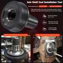 6697 Wheel Knuckle Vacuum Oil Seal Installer Tool Perfectly Fits for Ford 2005 to Current F-250 F-350 Axle Tools, Axle Shaft Seal Installer Tool