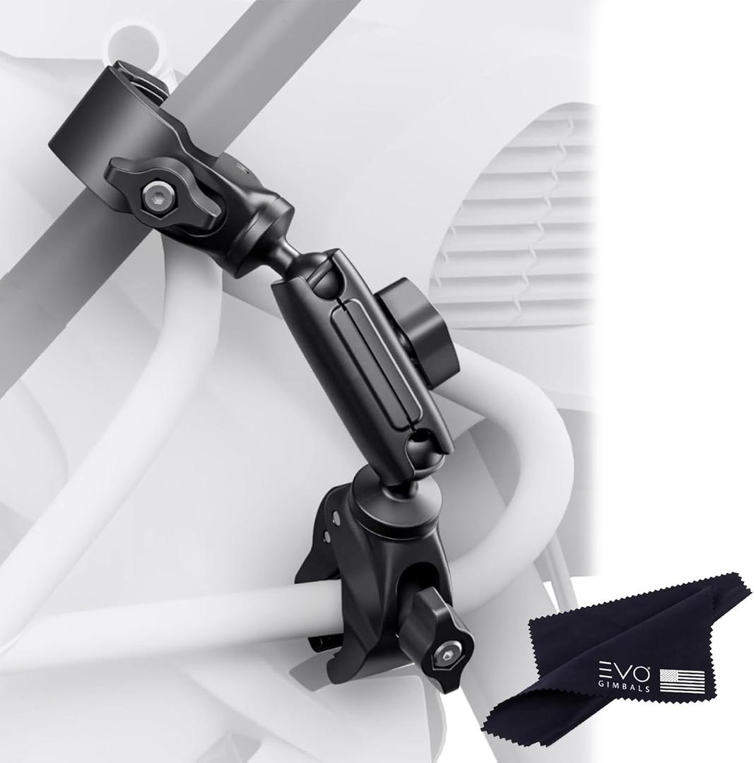 Insta360 Motorcycle Selfie Stick Support Clamp, Compatibale X5/X4/X3/X2, GO Ultra/GO 3S/GO 3/GO 2, Ace/ACE PRO 2, ONE RS (Twin/4K)/ONE R