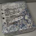 Beeiva Vintage Runners for Hallways Non Slip, 2x5 Bathroom Runner Rug Washable Kitchen Rugs with Rubber Backing Low Pile Blue Runner for Bedside Bedroom Entryway (Blue, 2x5ft)