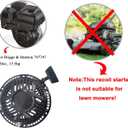 abliubale 797747 Recoil Starter Compatible with Briggs and Stratton 797747 Pull Start Assembly 420cc 13.5hp Engine for Generator Pressure Washer Pull Cord Replace