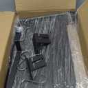 Petrirufun Foldable Griddle Side Shelf for Blackstone 28" Griddles, Large Griddle Side Table with Paper Towel Holder, 4 Utensil Hooks, Grill Accessories for Blackstone 28 Inch Griddles