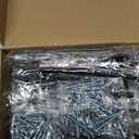 Ravinte 20 Pack | 7-1/4'' Curved Cabinet Pulls Matte Black Kitchen Drawer Pulls Arch Cabinet Handles 7.25Length, 5 Hole Center