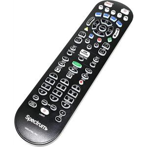 Charter Spectrum TV Remote Control TIME Warner CLIKR-5 UR5U-8780L New | Compatible with Time Warner, Brighthouse and Charter Cable Boxes | keypad backlighting red Illumination
