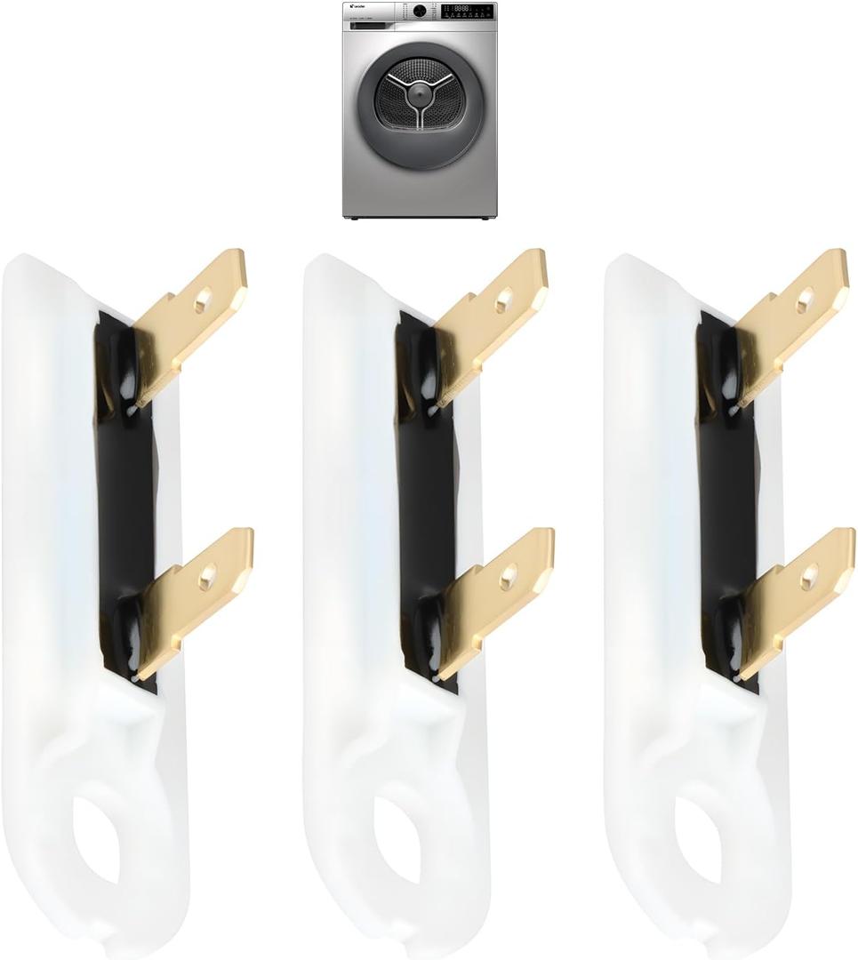 3PCS Dryer Thermal Fuse,Dryer Thermal Fuse Replacement,Compatible with May-Tag Bravo Xl Whirl-Pool Ken-More Dryers Replace W10693363 Pd00036363 4461025 Ap6034383 Ps11766766 Eap11766766