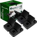 XL Mouse Traps Indoor for Home - 4 Pack Rat Traps Outdoor Large Fast Kill | Reusable Mice Traps | Easy Setup Chipmunk Trap | Small Rodent Traps | Effective and Safe Mouse Trap for Home & Office