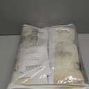 YZ HOME Pinch Pleated Linen Curtains 100% Blackout 84 Inches Long for Living Room Bedroom, Memory Thermal Insulated Room Darkening Window Drapes with Rings Hooks, 2 Panels, Natural, 40" Wx84 L