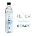 Icelandic Glacial Natural Spring Alkaline Water, 1L / 33.81 Fl Oz (Pack of 6) (EXP 08/05/26)