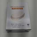 Mink Inflatable Baby Bathtub with Built-in Air Pump, Newborn to Toddler Bath Tub,Portable Travel Shower Basin with Back Support, Deflates and Folds Easily (Olive Bath)