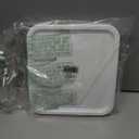 Rubbermaid Commercial Products Large Lid For 2/4/6/8 Qt. Plastic Space Saving Square Food Storage Container, White, Lid for Kitchen/Restaurant/Cafeteria for Wet/Dry Food Storage (Clear)