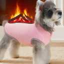 4 x XPUDAC 4 Pieces Fleece Dog Sweaters Vest Warm Winter Dog Clothes for Small Medium Large Dogs Girl Soft Pullover Doggie Sweatshirt Puppy Cold Weather Jacket, 510-vest-XL