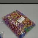 50PCS Pride Stuff, Gay Pride Beads Accessories, 6 Kinds of Metallic Rainbow Beads Necklace Bulk, LGBTQ Pride Necklace for Women Men, Costumes Decor for Pride Month Parade Throws Party Favors