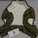 ASENKU Windproof Dog Winter Coat Waterproof Fleece Jacket Cold Weather Pet Apparel for Small Medium Large Dogs (ArmyGreen, XL)