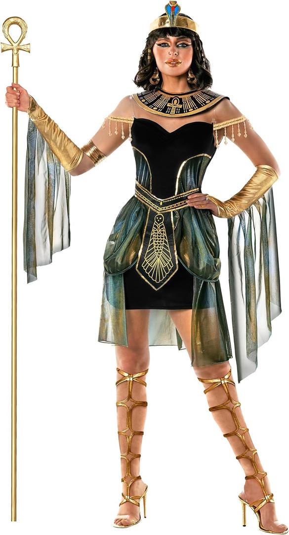 Morph Cleopatra Plus Size Egyptian Costume for Women - Halloween Dress (X-Large)