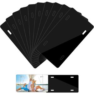 10 Pack 0.65mm Blank Automotive License Plate Plates Tag for Custom Design Work
