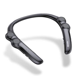 Gardway Neckband Bluetooth Speaker, Wireless Wearable Speaker w/lightest 78g Weight, High Fidelity 3D Stereo Sound, 12 Hrs Playtime, Portable Speakers w/Built-in Mic for Home, Office and Outdoors