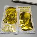 2 Pack Gold Tinsel Backdrop, 3.28 FT x 7.05 FT Metallic Fringe Curtain, Gold Color Graduation Backdrop Party Streamers, Party Supplies Door Decorations for Birthday Anniversaries