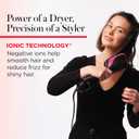 REVLON One-Step Hair Dryer and Styler, All-in-One Hair Brush Straightener for Salon-Quality Smooth & Straight Styles, Black