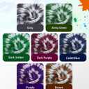 Tie Dye Kit - 7 Dark Shades Tie Dye Kit for Adults & Kids, 21 Fabric Dye Powder Packs, Bottles, Gloves, Rubber Bands - Permanent Clothing Dye for DIY Tie-Dye Crafts, Party Supplies, Large Groups