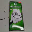 FootJoy Men's WeatherSof 2-Pack Golf Glove, White, Cadet Small, Worn on Left Hand