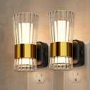 Night Light, Night Lights Plug into Wall, Soft White LED Nightlight for Kids, Adjustable Brightness 0-100LM, Dusk to Dawn Sensor, Soft Light for Bedroom, Hallway, Nursery, 2 Pack (Middle, Cream)