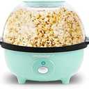 Amazon.com: Elite Gourmet EPM330M Automatic Stirring 12-cup Popcorn Maker Popper, Hot Oil Popcorn Machine w/Measuring Cap & Built-in Reversible Serving Bowl, Great for Home Party Kids, Safety ETL Approved, Mint: Home & Kitchen