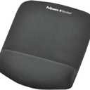 Fellowes PlushTouch Foam Mouse Pad Wrist Support with MICROBAN - Graphite (9252201)