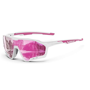 YAMAS Sport Sunglasses for Mens, Wrap around sunglasses, Non-Slip Nose Pads for Hiking, Climbing&Running, UV400 Protection