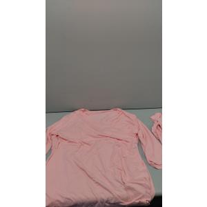 Woman's Pink lounge Shirt, Size 3X
