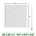 Future Way 20x20x1 Air Filters, 8-Pack with Reusable Frame, MERV 8, MPR 700 AC Furnace Filters, Space Saving & Cost-effective