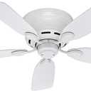 Hunter 51059 Low Profile IV Ceiling Fan 42 inches White