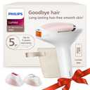 Philips Lumea 8000 Series IPL Hair Removal, Permanent Laser Hair Reduction for Women & Men, Easy and Comfortable Use at Home, SenseIQ, 1 Attachment for Body & Face, BRI932/03