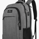 MATEIN Extra Large 18.4 Inch Laptop Backpack, Travel Computer Backpack with USB Charging Port TSA Friendly, Anti Theft College Backpack Flight Approved Business Work Big Bag for Women Men, Grey